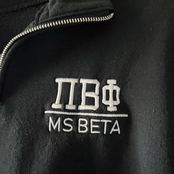 University of Mississippi Pi Beta Phi Quarter Zip - Picture 2 of 2